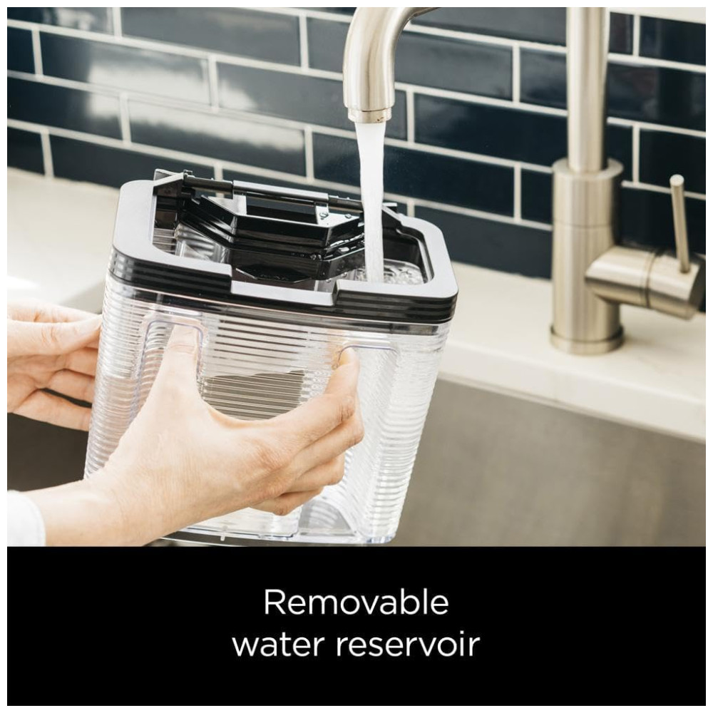 Cafeteira Elétrica Programável Especial, com Jarra de Vidro de 50 Oz, Acabamento e Aço Inoxidável, NINJA CM401, Preto