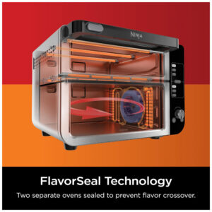 Forno Ninja DCT451 Zona Dupla 12 em 1 FlexDoor Aço Inox 1800W 120V