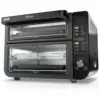 ectqblsw3bsb0b_0.jpg - Forno Elétrico Duplo 13 em 1 com Acabamento Inteligente e Tecnologia FlexDoor e FlavorSeal, 110V 1800W, Ninja DCT402BK, Preto