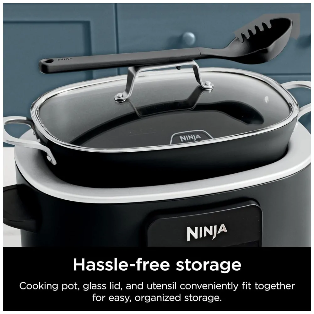 Panela Multifunção Ninja MC1010 PossibleCooker Plus 12 em 1 8,0L Sous Vide Preto 120V