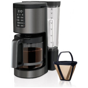 ectqnzwktw7c0b_0-1.jpg - Cafeteira Elétrica Programável 14 Xícaras com Jarra de Vidro e Temporizador, 110V Ninja DCM201BK, Preta