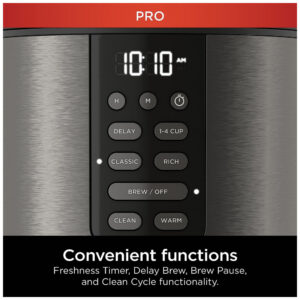 ectqnzwktw7c0b_4-1.jpg - Cafeteira Elétrica Programável 14 Xícaras com Jarra de Vidro e Temporizador, 110V Ninja DCM201BK, Preta