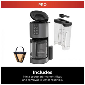 ectqnzwktw7c0b_9-1.jpg - Cafeteira Elétrica Programável 14 Xícaras com Jarra de Vidro e Temporizador, 110V Ninja DCM201BK, Preta