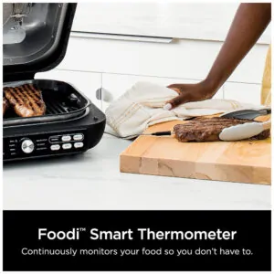 Fritadeira Elétrica AirFryer 7 em 1, Capacidade 4L com Painel Digital, 110v, NINJA IG651, Preto