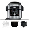 ectq2n21yzq80b_0-3.jpg - Panela Elétrica Air Fryer 7.5L, Multifuncional 14 em 1, 1550W, 110V, NINJA OL601, Prateado
