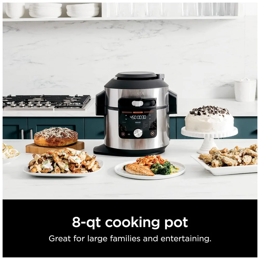 ectq2n21yzq80b_7-3.jpg - Panela Elétrica Air Fryer 7.5L, Multifuncional 14 em 1, 1550W, 110V, NINJA OL601, Prateado