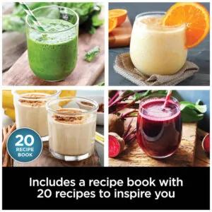 Liquidificador Pessoal 600 mL para Vitaminas 900W, 110v, NINJA BN301, Cinza