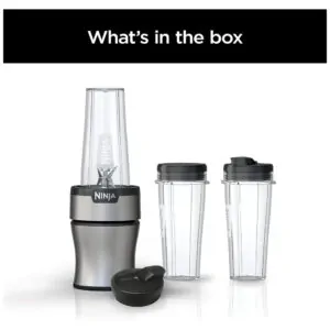 Liquidificador Pessoal 600 mL para Vitaminas 900W, 110v, NINJA BN301, Cinza