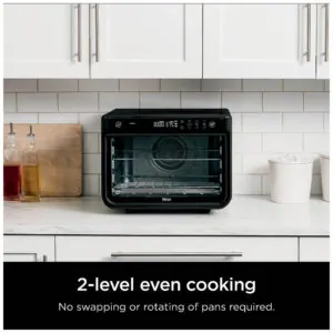 Forno Elétrico 8 em 1 com Função Air Fryer, 110V 1800W, Ninja DT202BK, Preto