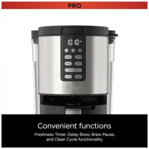 Cafeteira Programável até 14 Xícaras com 4 Programas, Ninja DCM201, 110V, Cinza