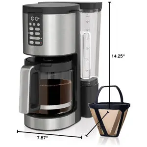 Cafeteira Programável até 14 Xícaras com 4 Programas, Ninja DCM201, 110V, Cinza