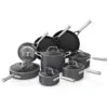 ectqqjkz1z5b0b_0-4.jpg - Conjunto de Panelas e Frigideiras Antiaderentes 13 Peças em Aço Anodizado, Ninja C39600, Preto