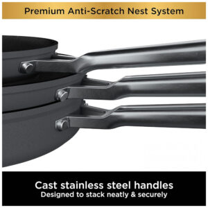 ectq5n746r890b_9.jpg - Conjunto de Panelas Antiaderente com Tampa 2 Peças 2 e 3 Litros, Ninja C54000, Cinza