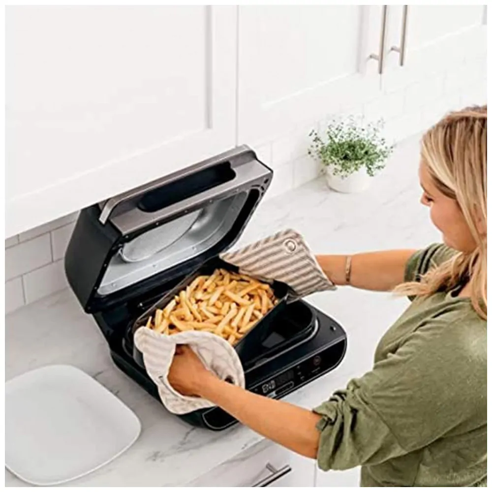 ectqfzy8ldk80b_4.jpg - Churrasqueira Grill Elétrica 5 em 1 com Controle de Temperatura e Painel de LED, 110V 1500W, Ninja BG500A, Preta