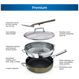 ectqjjbrtbs90b_10.jpg - Frigideira Antiaderente 12 em 1 com Tampa de Vidro e Espátula Integrada, Ninja CW102GN, Verde