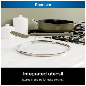 ectqjjbrtbs90b_9.jpg - Frigideira Antiaderente 12 em 1 com Tampa de Vidro e Espátula Integrada, Ninja CW102GN, Verde