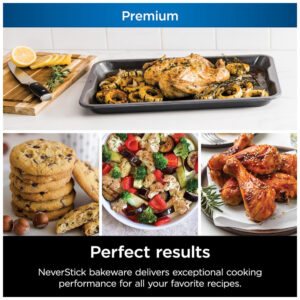 ectq1m5t2qz90b_1.jpg - Assadeira Antiaderente 25 x com Grelha, Ninja B32102, Cinza