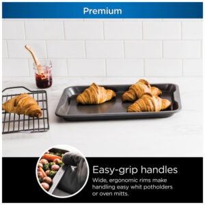 ectq1m5t2qz90b_3.jpg - Assadeira Antiaderente 25 x com Grelha, Ninja B32102, Cinza