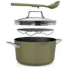 ectq9b3wrbs90b_0.jpg - Panela Antiaderente 7L Pode ir Ao Forno Suporta até 260C Aço Inoxidável, NINJA CW202GN, Verde