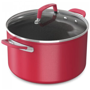 ectqddwdqtw80b_0.jpg - Panela Antiaderente 8 Litros com Tampa e Alças Frias ao Toque, Ninja C20480 Foodi, Vermelha