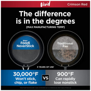 ectqddwdqtw80b_1.jpg - Panela Antiaderente 8 Litros com Tampa e Alças Frias ao Toque, Ninja C20480 Foodi, Vermelha