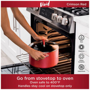 ectqddwdqtw80b_3.jpg - Panela Antiaderente 8 Litros com Tampa e Alças Frias ao Toque, Ninja C20480 Foodi, Vermelha