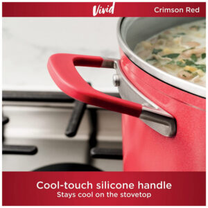 ectqddwdqtw80b_6.jpg - Panela Antiaderente 8 Litros com Tampa e Alças Frias ao Toque, Ninja C20480 Foodi, Vermelha