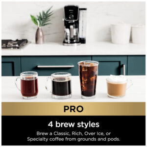 Sistema de Máquina de Café Expresso Ninja CFP307 DualBrew até 12 Xicaras, 110V