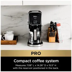 Sistema de Máquina de Café Expresso Ninja CFP307 DualBrew até 12 Xicaras, 110V