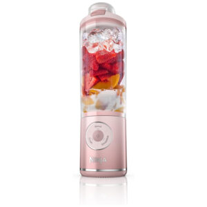 ectqh6c9y8bd0b_3.jpg - Liquidificador Portátil sem Fio 500mL com 3 Programas, À prova de Vazamento, 11V, Ninja Blast Max, BC251PK, Rosa