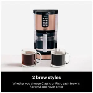 Cafeteira Programável até 14 Xicaras com 2 Programas, Ninja DCM201CP, 110V, Bronze