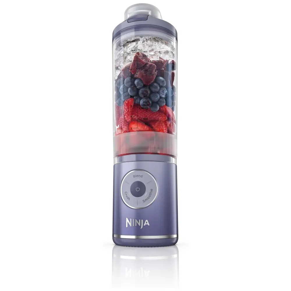 Liquidificador Portátil Ninja BC251LD Blast Max Sem Fio Lavanda 650mL 3 Programas 11,1V