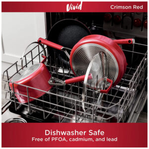 ectqrldfmtw80b_7.jpg - Frigideira Antiaderente com Alças Frias ao Toque, Ninja C20026 Foodi, Vermelha