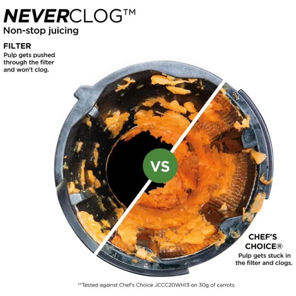 Centrifuga de Frutas em Aço Inoxidável com Controle Total de Polpa, 110V, Ninja JC151, Cinza Escuro e Preto