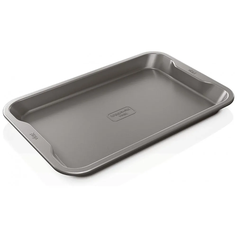ectqvl5t2qz90b_0.jpg - Assadeira Antiaderente Premium 22 x para Até 260C no Forno, Ninja B30013, Cinza