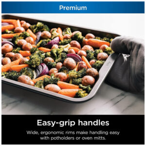 ectqvl5t2qz90b_3.jpg - Assadeira Antiaderente Premium 22 x para Até 260C no Forno, Ninja B30013, Cinza