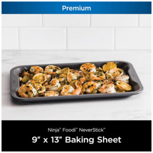 ectqvl5t2qz90b_5.jpg - Assadeira Antiaderente Premium 22 x para Até 260C no Forno, Ninja B30013, Cinza