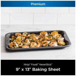 ectqvl5t2qz90b_5.jpg - Assadeira Antiaderente Premium 22 x para Até 260C no Forno, Ninja B30013, Cinza