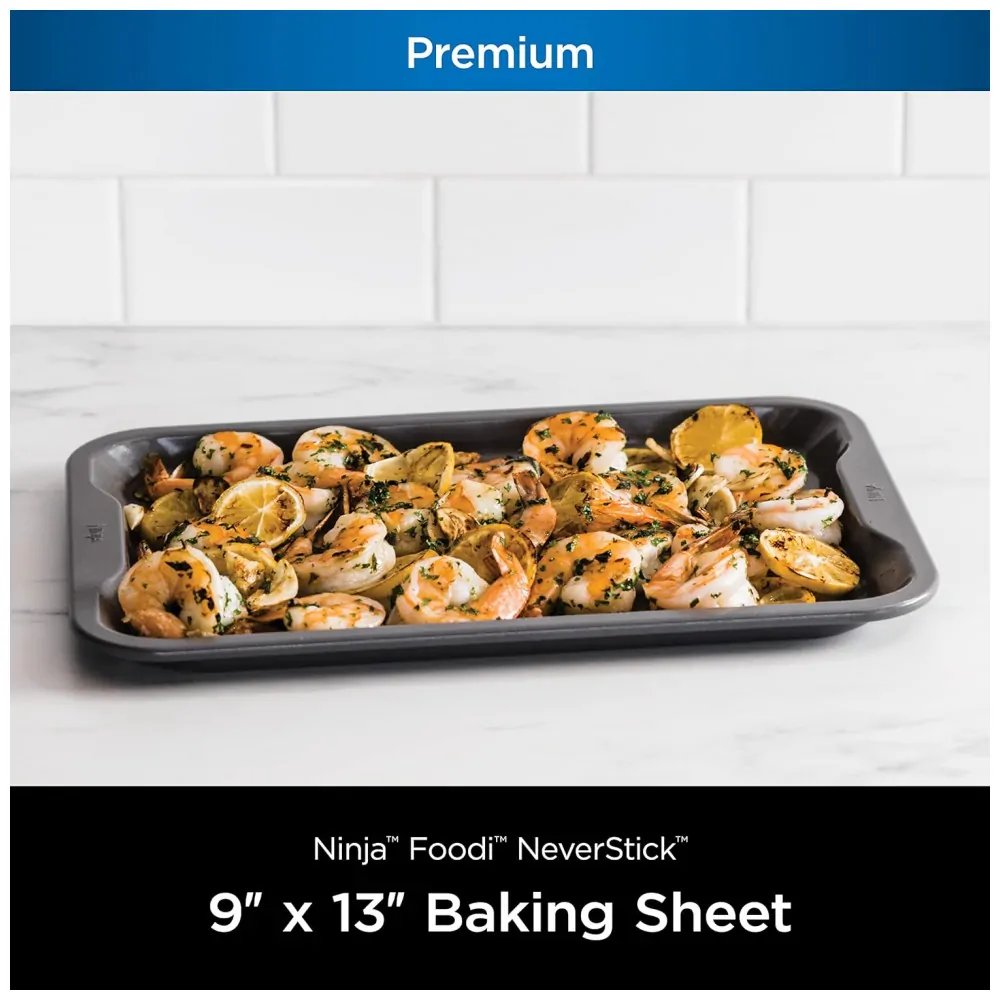 ectqvl5t2qz90b_5.jpg - Assadeira Antiaderente Premium 22 x para Até 260C no Forno, Ninja B30013, Cinza
