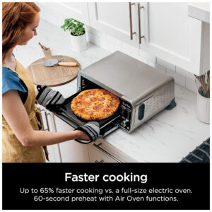 Forno Elétrico de Bancada com 13 Funções e Controle Digital, 1800W, 110v, NINJA SP301, Cinza