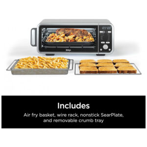 Forno Elétrico de Bancada com 13 Funções e Controle Digital, 1800W, 110v, NINJA SP301, Cinza