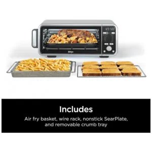 Forno Elétrico de Bancada com 13 Funções e Controle Digital, 1800W, 110v, NINJA SP301, Cinza