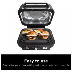 ectqz4jrgt990b_6.jpg - Fritadeira Elétrica AirFryer e Grill 7 em 1 Capacidade 4L, com Tela LED, 110V, NINJA Food IG601, Preto