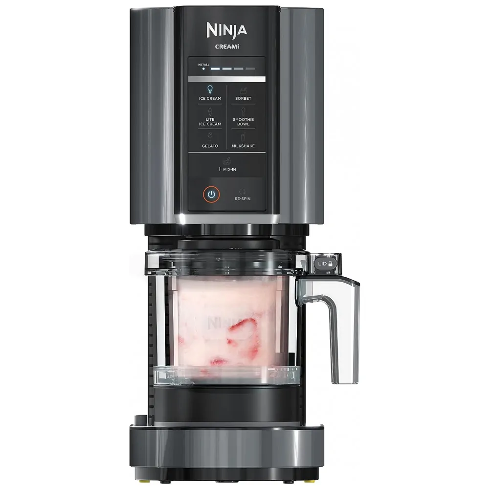 Máquina de Sorvete com 7 Programas e Controle Digital, Ninja NC299AMZ, 110V