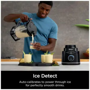 Liquidificador e Processador de Alimentos com Tecnologia BlendSense e Acessórios, 110V 1200W, Ninja TB401, Preto