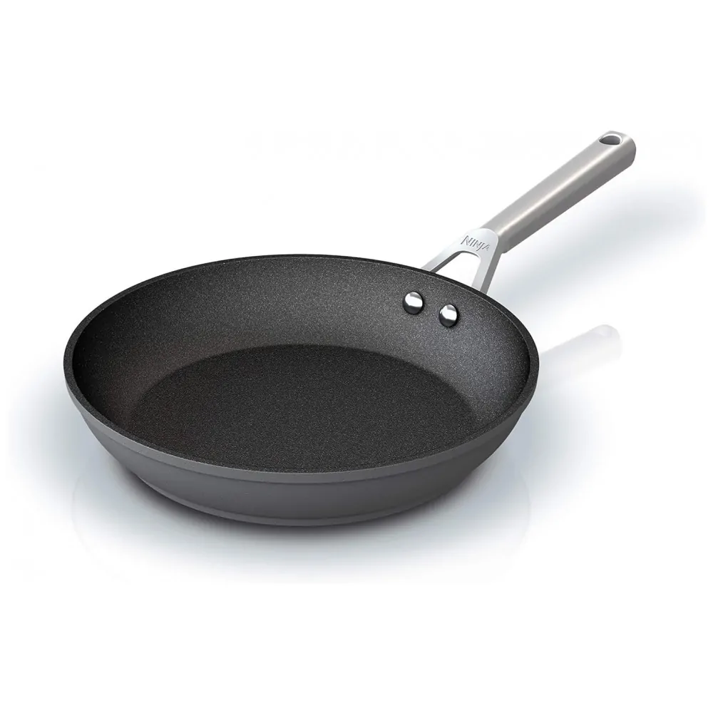 ectq3p82pt980b_0.jpg - Frigideira Antiaderente em Aço Anodizado Durável, Ninja C30026 Foodi