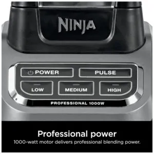 Liquidificador Profissional de 2L com Tecnologia de Trituração Total para Smoothies, 110V 1000W, Ninja BL610, Preto