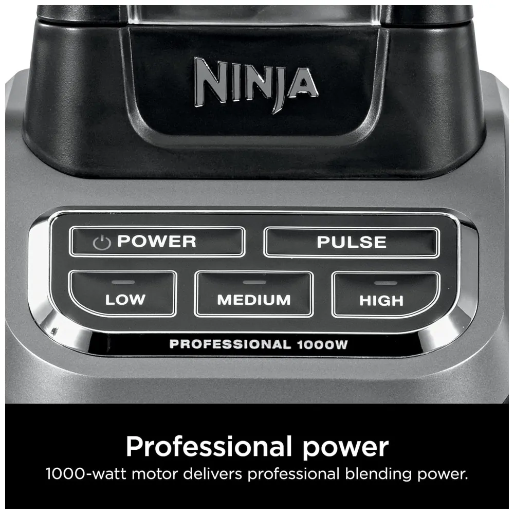 Liquidificador Ninja BL610 Professional 1000W 2,1L Trituração Total Preto 120V