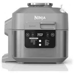 Speedi Fritadeira Elétrica AirFryer com 12 Funções e 6L de Capacidade 1650W, 110v, NINJA SF301, Cinza