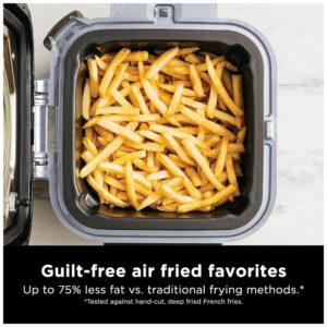 Speedi Fritadeira Elétrica AirFryer com 12 Funções e 6L de Capacidade 1650W, 110v, NINJA SF301, Cinza